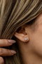 Heliophilia Silver Pendientes de Plata de Ley 925 con Baño de Oro Rosa y Circón